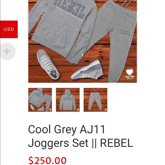 Custom Made Unfltrd Passion Hoodie Men’s Medium Gray / Lime Green - Picture 6 of 6